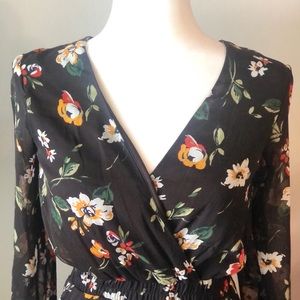 ROW.A Chiffon Sheer Back Dress